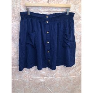 Forever 21 Blue Plus Skirt